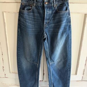 Madewell 25 Blue Denim Jeans - Darted Barrel Jeans EUC